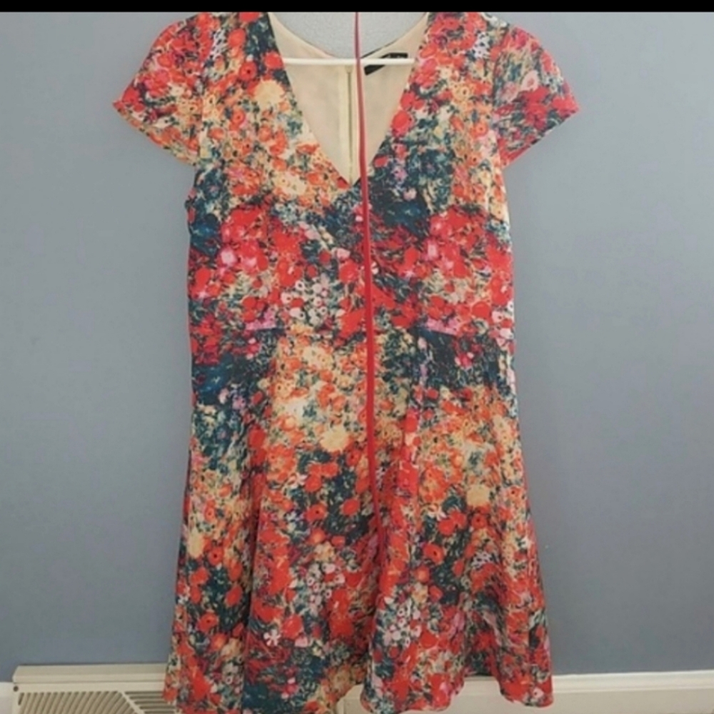 Oasis Floral Dress w/ Belt